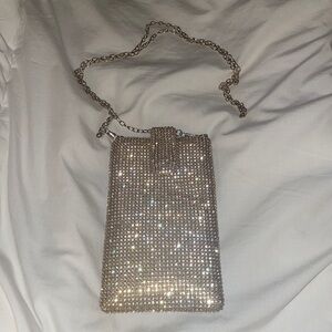 Gold Rhinestone Formal Cross Body (Never Used)